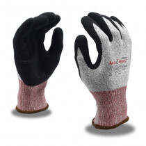 Cordova Machinist™ (3734NR) High Performance Gloves, Orange Crinkle Finish Latex Palm