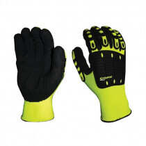 OGRE® (7735) Industrial Impact Sandy Nitrile Palm Gloves