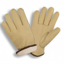 Cordova 8245 Premium Cowhide Leather Driver Gloves with Fleece Lining