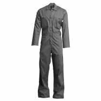 LAPCO FR™ 7oz Economy Coveralls, 100% Cotton Twill, Gray