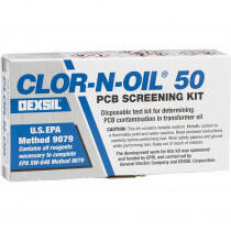 DEXSIL® Clor-N-Oil® PCB Screening Kit, For Use With Chlorine Used Oil, 50 ppm