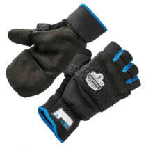 ProFlex® 816 Thermal Fingerless Winter Work Gloves / Flip-Top Mittens