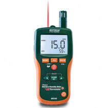 EXTECH® (MO290) Pinless Moisture Psychrometer and Infrared Thermometer