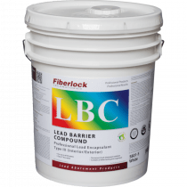 Fiberlock, Lead Barrier Compound (LBC), White, 5 Gallon