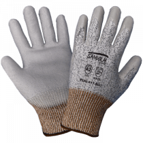 Global Glove (PUG-417) Cut Level (A2) Polyurethane Coated Gloves, Size 10