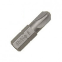 Irwin® 92236 Insert Bit -  NO 6 Torq-Set® Point -  1 in OAL -  Hex Shank -  Steel