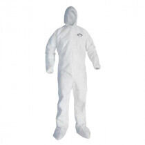 KleenGuard™ A20 Breathable Coveralls w/Hood & Boots, Elastic Wrists & Ankles