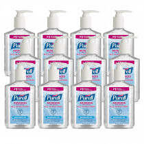 Purell® Advanced Refreshing Gel Hand Sanitizer, 8oz Pump Bottle, 12/case