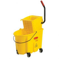 WaveBrake® Side Press Mop Bucket and Wringer, 26 qt