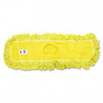 Trapper® Commercial Dust Mop, Looped-End, 24" x 5", Yellow