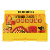 Master lock® S1850V410ES Lockout Station, Span/Eng, Valve Focus