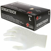 SensaTouch™ (5055) Industrial Food Service Grade Disposable Gloves, Powder-Free Latex, 100/bx