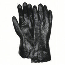 MCR Safety (6212R) PVC Coated Work Gloves, Rough Finish, Size Large