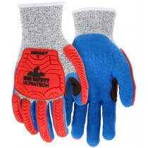 MCR Safety UltraTech™ (UT1951) Cut A4 Coated Knit Gloves, Gripping Latex Palm & Fingertips