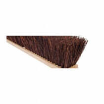 Magnolia Brush NO 14 Garage Broom Without Handle -  16 in OAL -  4 in Trim -  Brown Palmyra Bristle