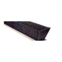 Magnolia Brush NO 26 Floor Broom With M-60 Handle -  3 in Trim -  Black Horsehair/Plastic Bristle