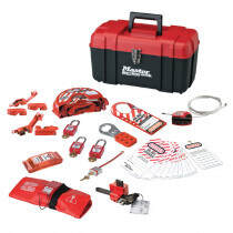 Master Lock® 1457VE410KA Personal Safety Lockout Kit -  Red