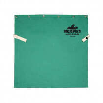 Memphis 39120 Welding Bib With Snap -  9 oz Fabric -  Green -  100% Cotton