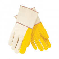 MCR Safety (8516G) Chore Work Gloves, Fleece Palm, Canvas Back, Size Large