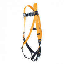 Miller® by Honeywell T4500/UAK Light Weight Harness -  Universal -  L/XL -  400 lb -  Black/Orange -  Polyester Strap