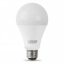 Bright White (3000K) Dimmable High Lumen LED Light Bulb, A21 E26 Base