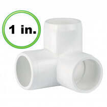 PVC Pipe Fitting, 3 Way L, 1 Inch
