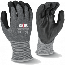 Radians® RWG560 AXIS™ Cut Protection Work Glove, Black PU Palm, Cut A4