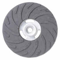 Random Products (92604-R) Rubber Turbo Backing Pad, 4-1/2" x 5/8-11"