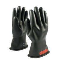 Salisbury by Honeywell Class 0, Low Voltage Lineman Gloves, Black, 11"