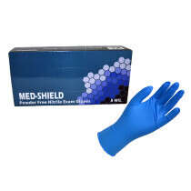 Seattle Glove (V908MPF) Disposable Gloves, Powder Free, 8 mil, 50/bx, Size LG