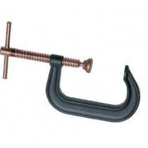 Drop Forged C-Clamp with Sliding Pin Handle, 6"