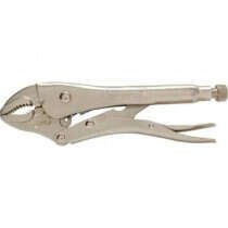Crescent Curved Jaw Locking Pliers with Wire Cutter, 10"