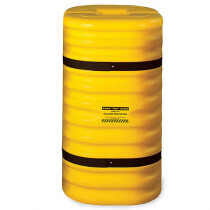 Eagle Manufacturing - 12" Column Protector, 42" High, Yellow with Black Straps
