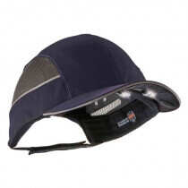 Skullerz® 8960 Bump Cap w/LED Lighting Technology, Navy, Long Brim