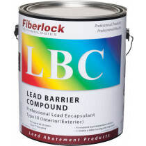 Fiberlock, Lead Barrier Compound (LBC), White, 1 Gallon