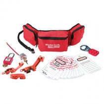 Group Safety Lockout Kit, Electrical Focus w/ Zenex™ Thermoplastic Padlocks
