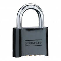 Master Lock® 178BLK Combination Resettable Safety Padlock -  Black 