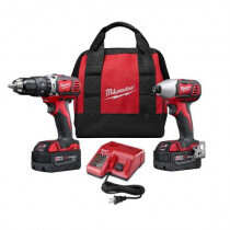 Milwaukee® M18™ Cordless Hammer Drill and Hex Impact Drivers Combo Kit