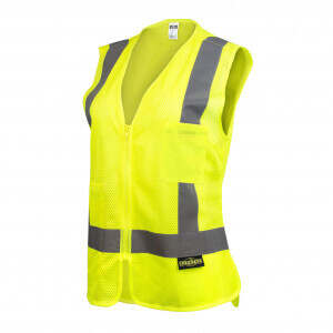 Radians® (SV2ZW) Women's Economy Safety Vest, Type R, Class 2, HV Green