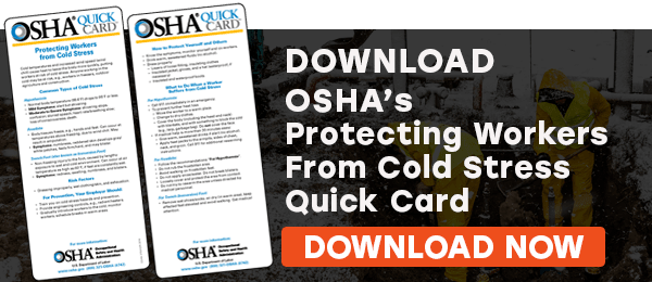 QHSA Cold Stress Quick Card Banner