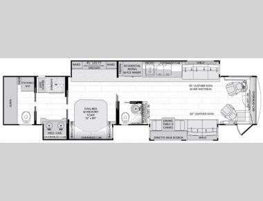 Floorplan - 2015 American Coach American Heritage 45T