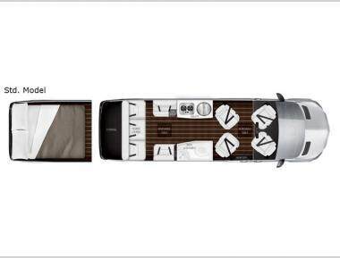 Floorplan - 2017 Airstream RV Interstate Lounge EXT Lounge EXT