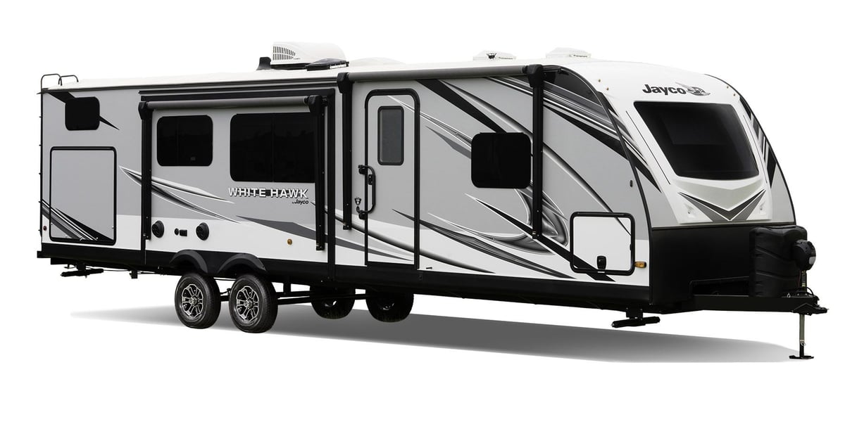 Top 5 Travel Trailers With King Beds, Travel Trailer With King Bed And Outside Kitchen