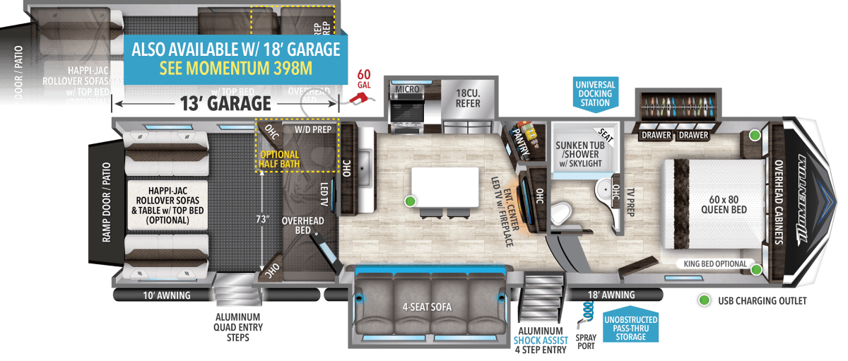 grand design momentum m class floor plan