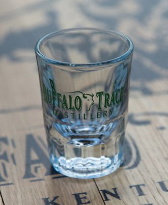 Promo Branded Glass Barware Shotglass Shot Glass Buffalo Trace Bourbon Whiskey 