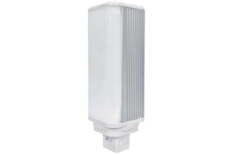 GE 91410 2 Pin Plug-in LED Lamp 5000K UL Stark White 50,000 Year Lifespan GX23 Base Frosted 80 CRI 