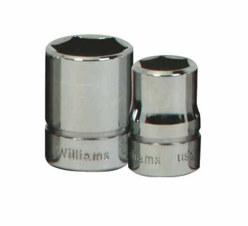 Details about   Williams 1" drive 2-1/2" impact socket 6pt with pin hole # 7-680 