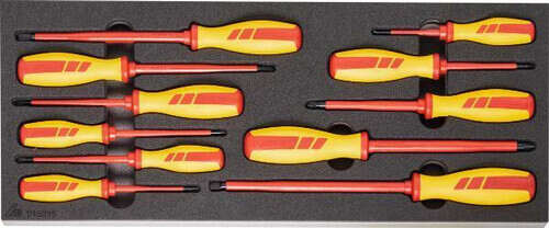 Fully Insulated VDE Screwdriver 12pc Professional Electricians Set Draper 46541 for sale online 