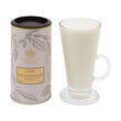 Luxury White Hot Chocolate in Soho glass