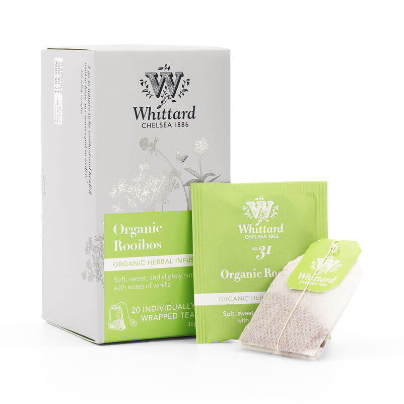 Organic Rooibos Individually Wrapped Teabags